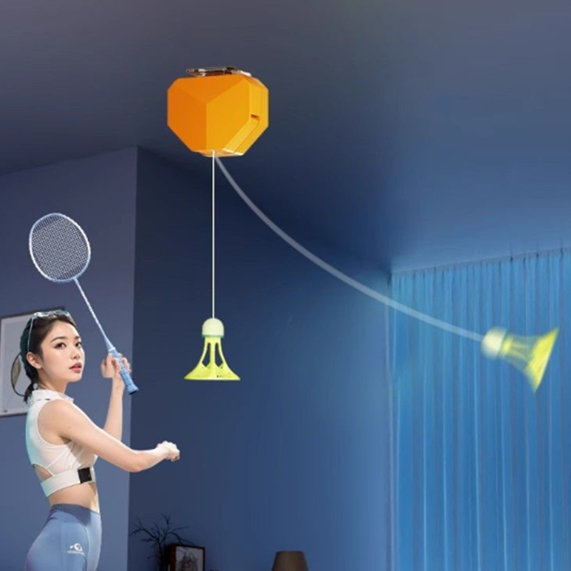 Badminton Single - Treinador de Badminton Ajustável com Rebote,