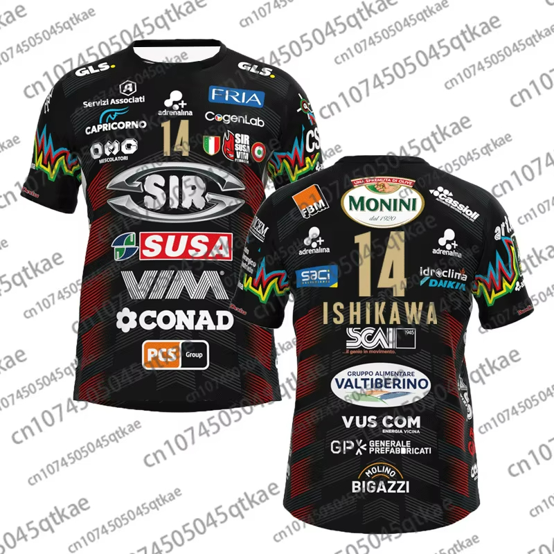 Badminton League - Camisa de Voleibol Unissex Nº 14