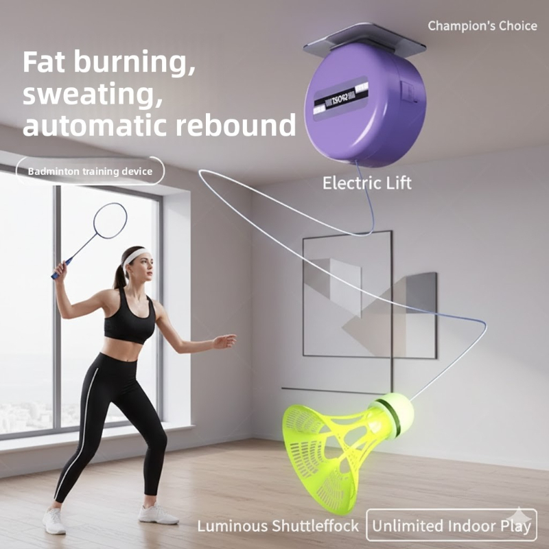 Badminton Counter - Dispositivo de treinamento para badminton individual,