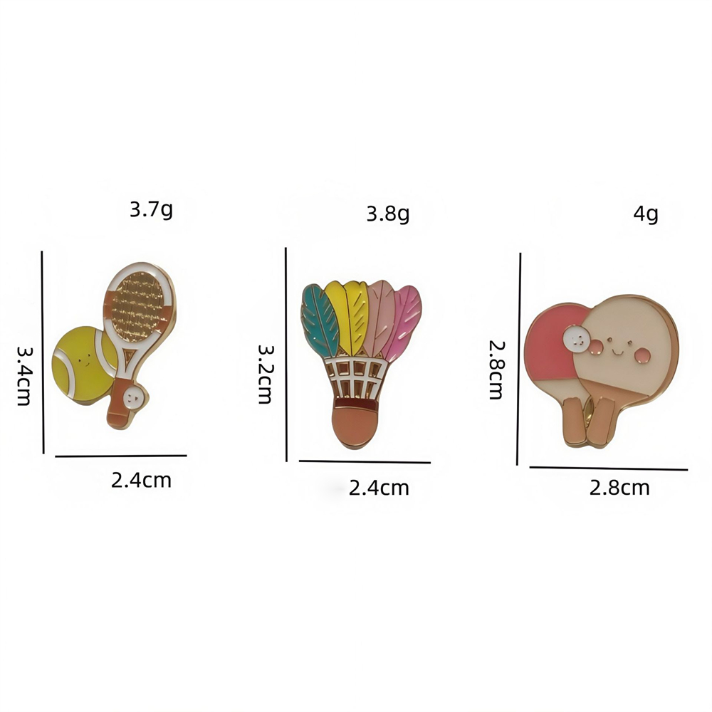 Broches de liga de zinco elega - Badminton Scoreboard avaliação e preço