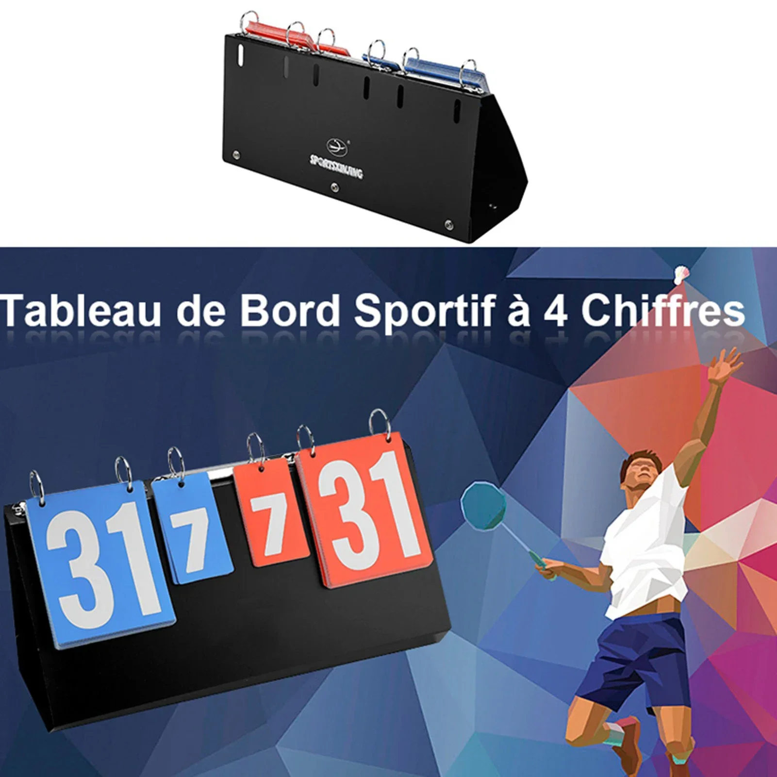 Placar de placar de competição - Badminton Scoreboard avaliação e preço