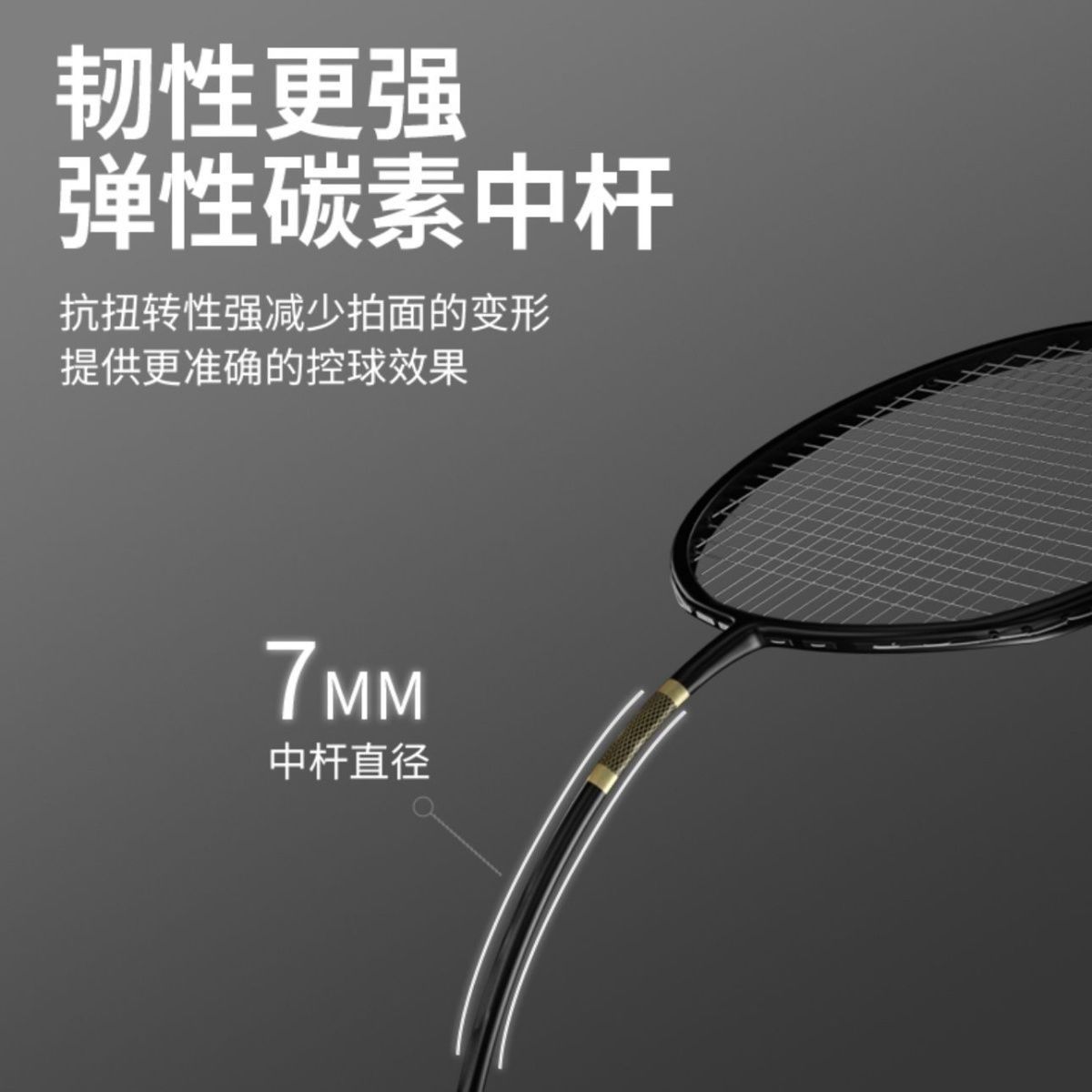 Raquete de Badminton em Carbon - Badminton Single avaliação e preço